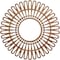 Ekena Millwork Cornelius Wood Fretwork Pierced Ceiling Medallion, Walnut, 18"OD x 6 3/4"ID x 3/8"T CMWP18X0375CRWA - alternate 1